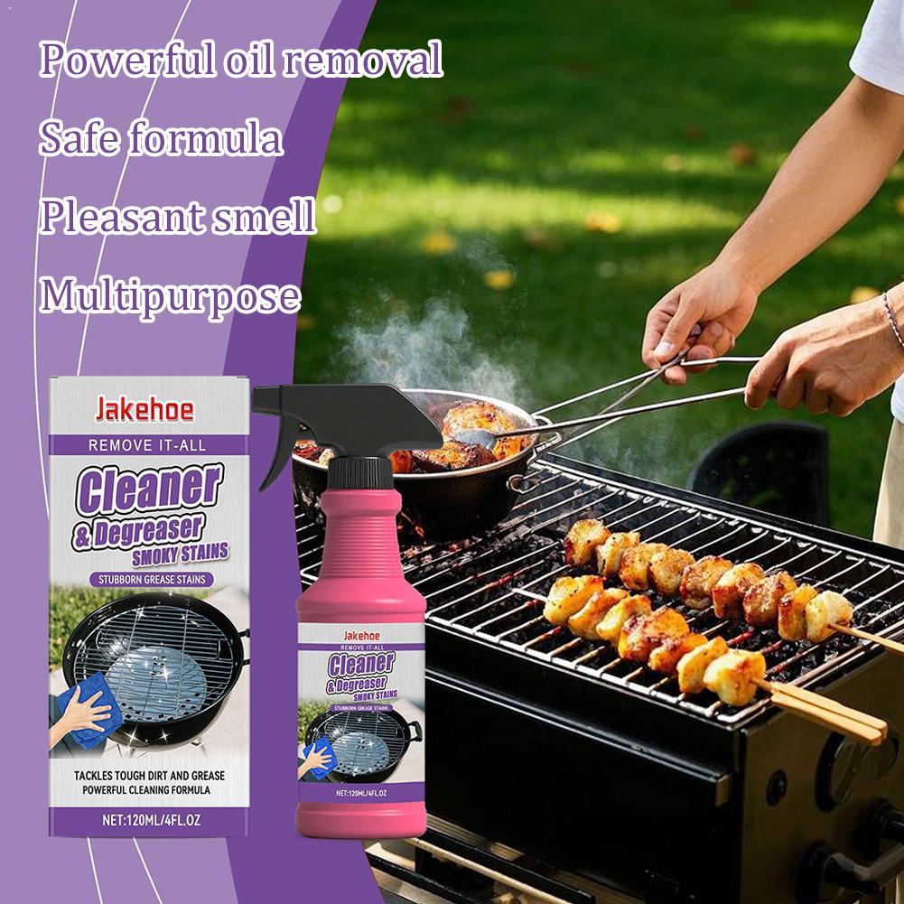 Commercial Kitchen Grease Cleaner - Heavy Duty Grill Degreaser Spray Fast-Acting