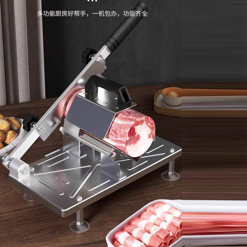 Meat Slicer Machine - Frozen Cheese Sausage Meat Slicing Machine