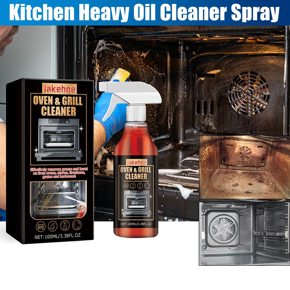 Commercial Kitchen Grease Cleaner - Oven Cleaning Foam Spray Heavy Duty