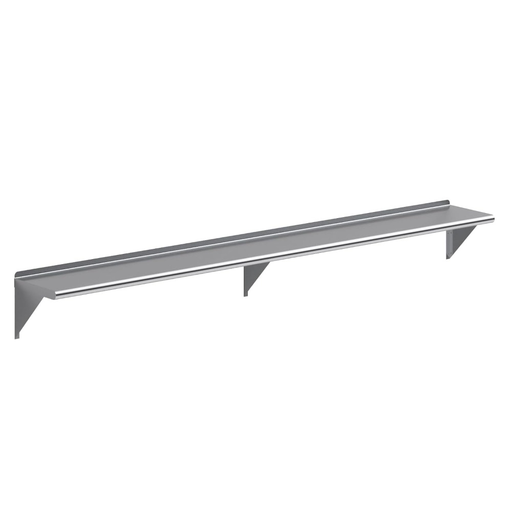 Wall Shelf Commercial Kitchen - 12x96in Stainless Steel Wall Shelf Storage