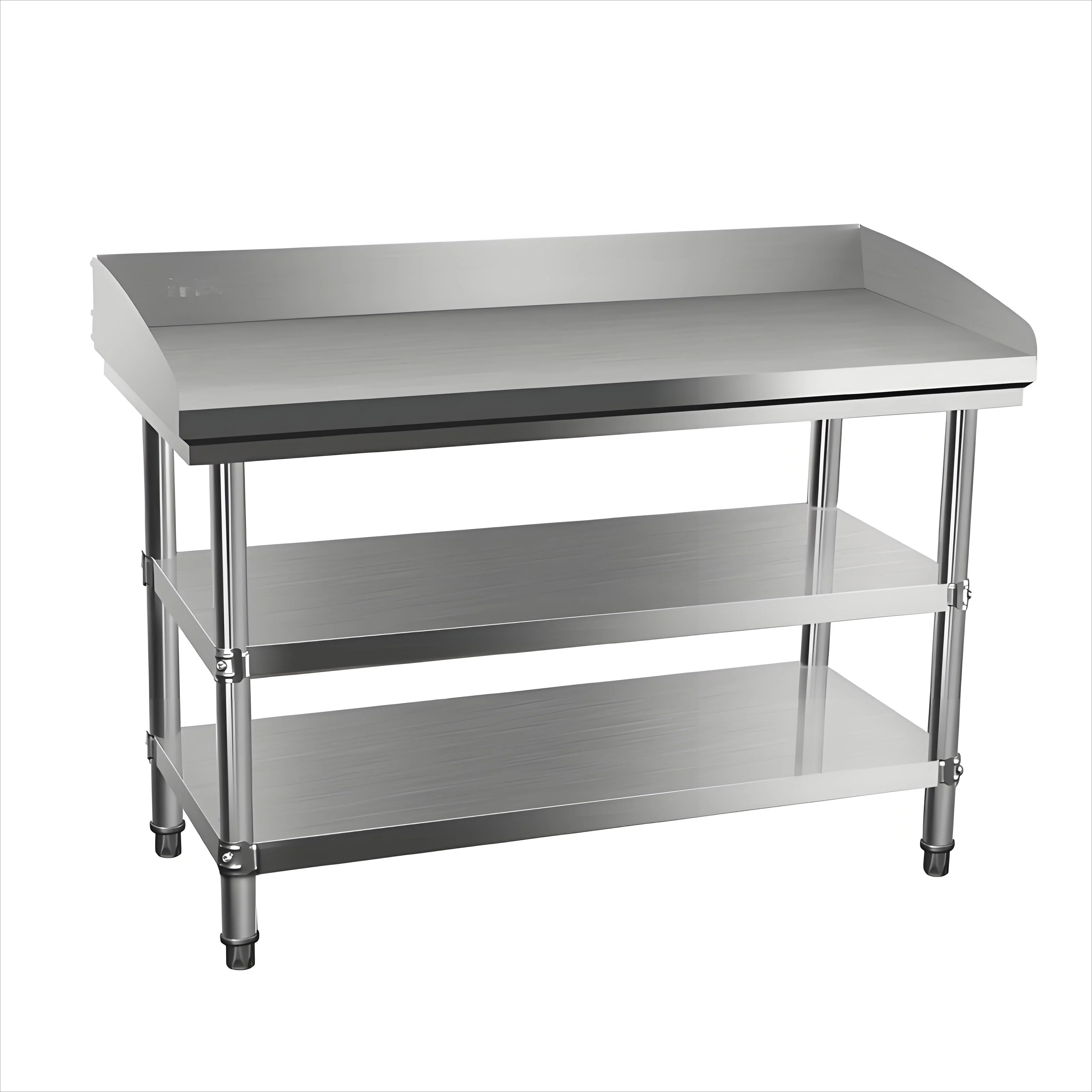Commercial Kitchen Backsplash - Commercial Kitchen Workbench Stainless Steel with