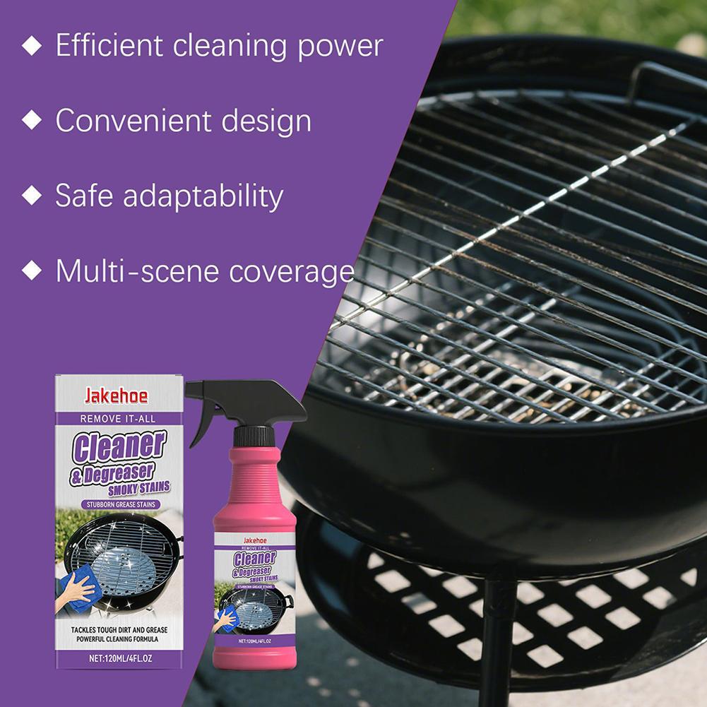 Commercial Kitchen Grease Cleaner - 120ml Powerful BBQ Grill Cleaner Spray