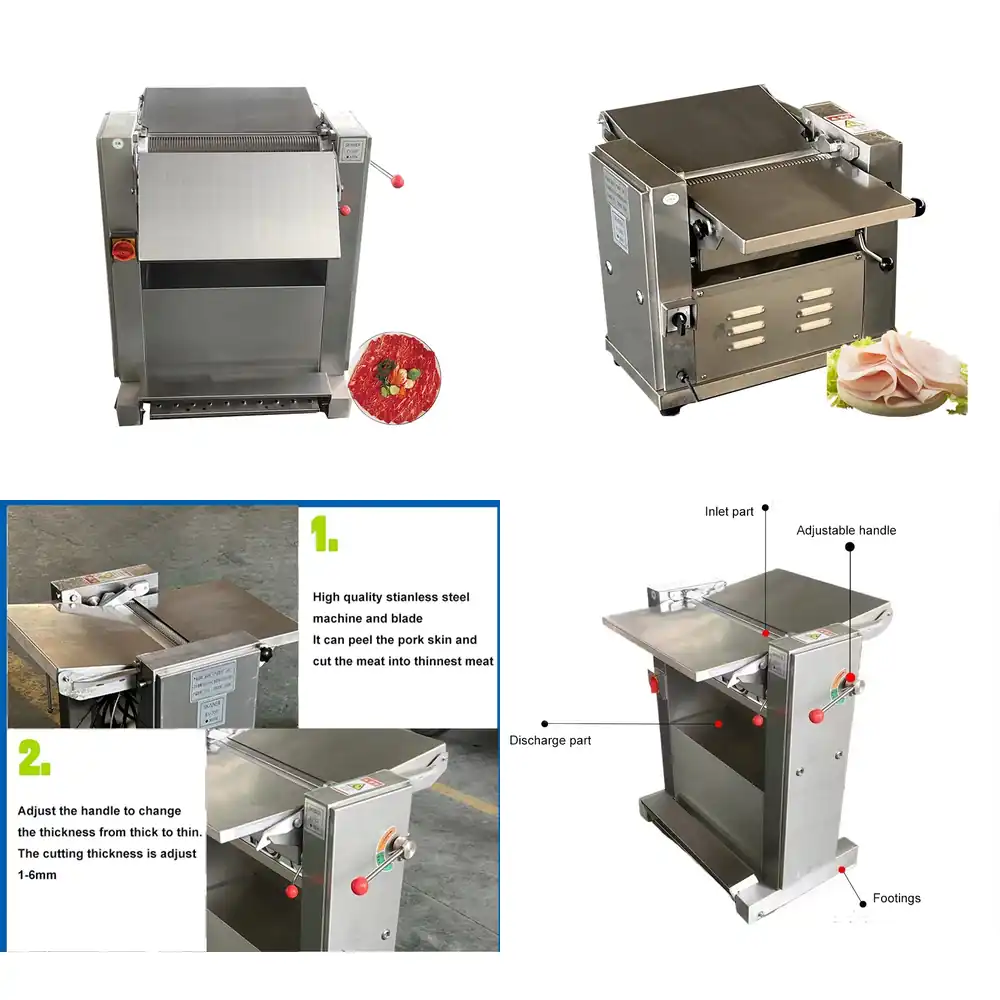 Meat Slicer Machine - Automatic Pork Peeler Pig Machine Pork
