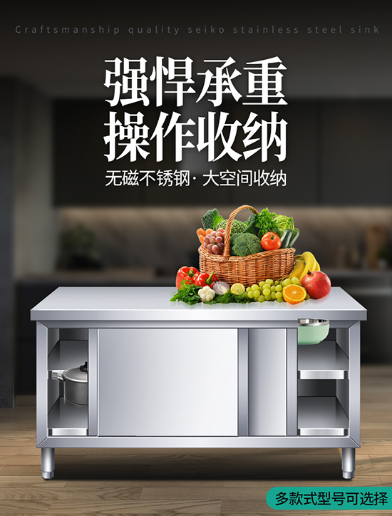 Kitchen Console Stainless Stee – обзор и цена Commercial Kitchen Worktops