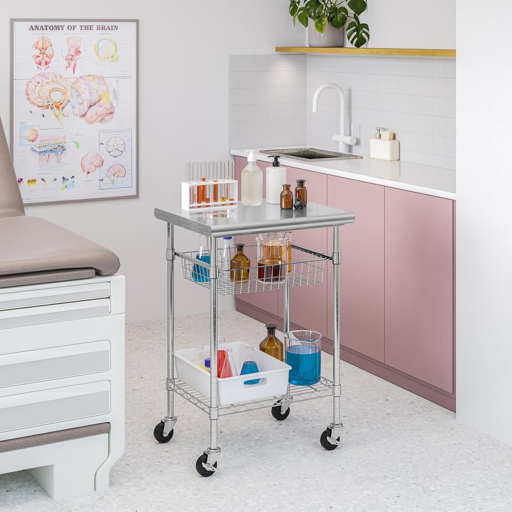 Commercial Work Table Island U – обзор и цена Commercial Kitchen Worktops