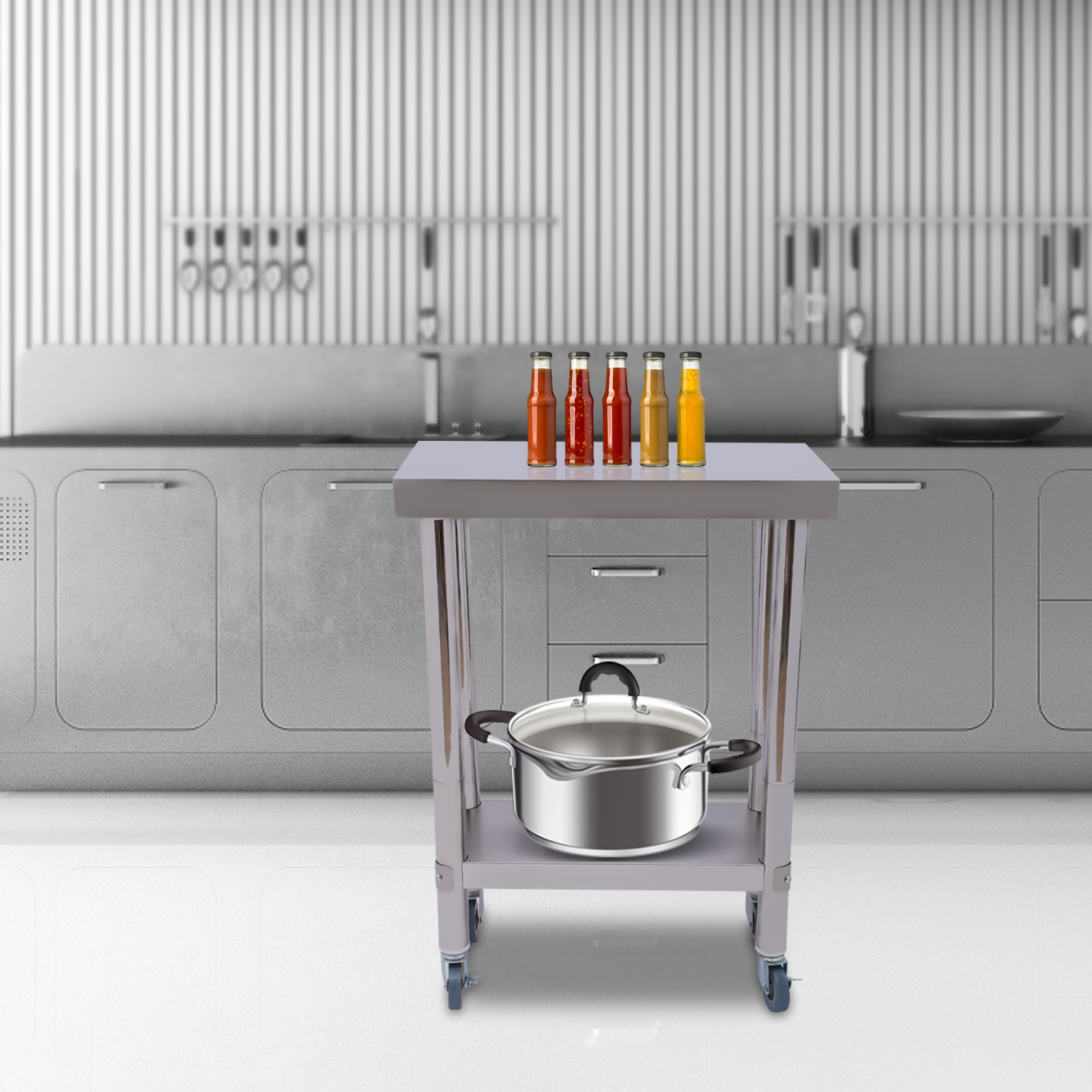 Stainless Steel Kitchen Workto – обзор и цена Commercial Kitchen Worktops