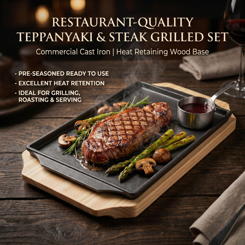 Cast Iron Rectangle Shape Rest – обзор и цена Teppanyaki Grill Table