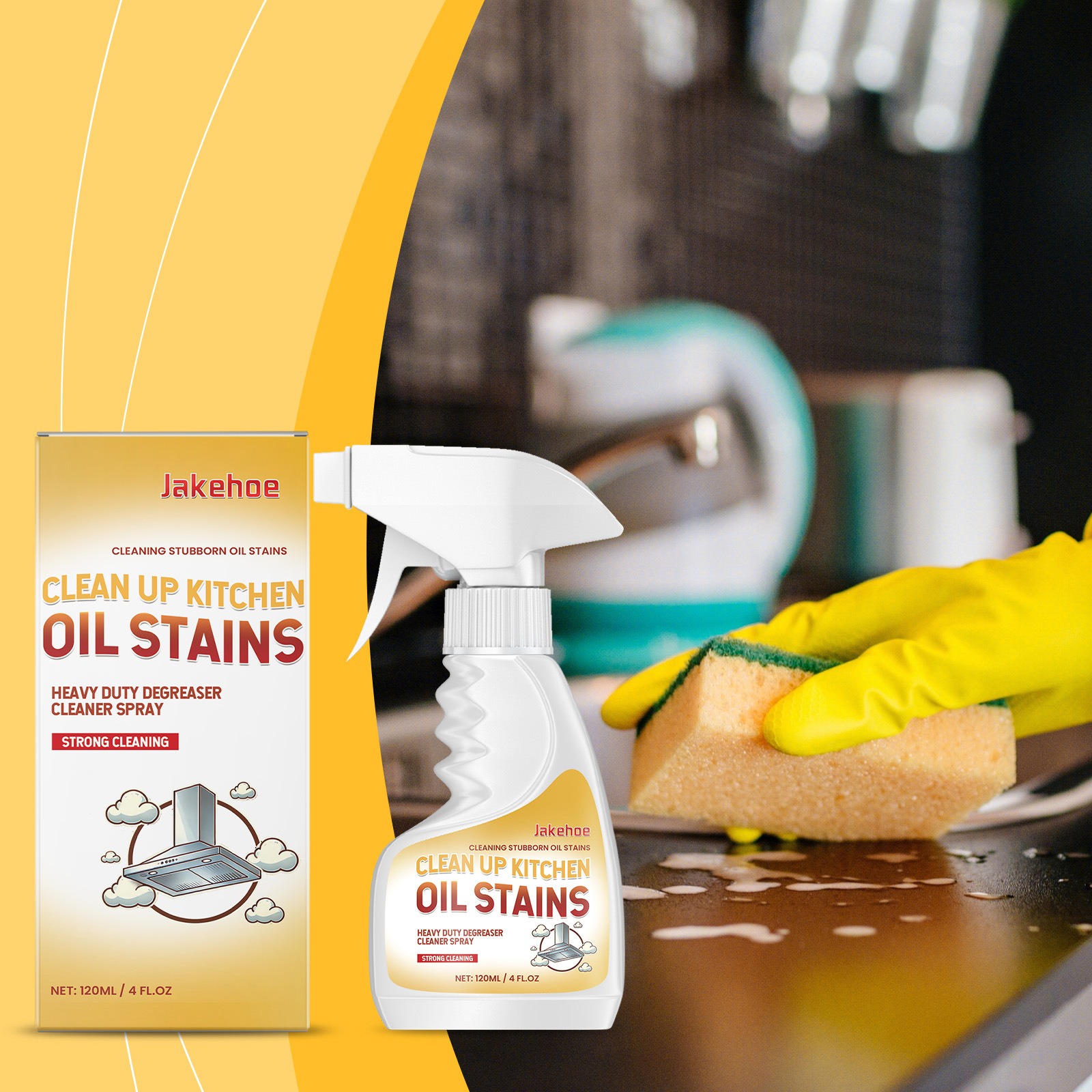 Degreasing cleaning spray clea – обзор и цена Commercial Kitchen Grease Cleaner