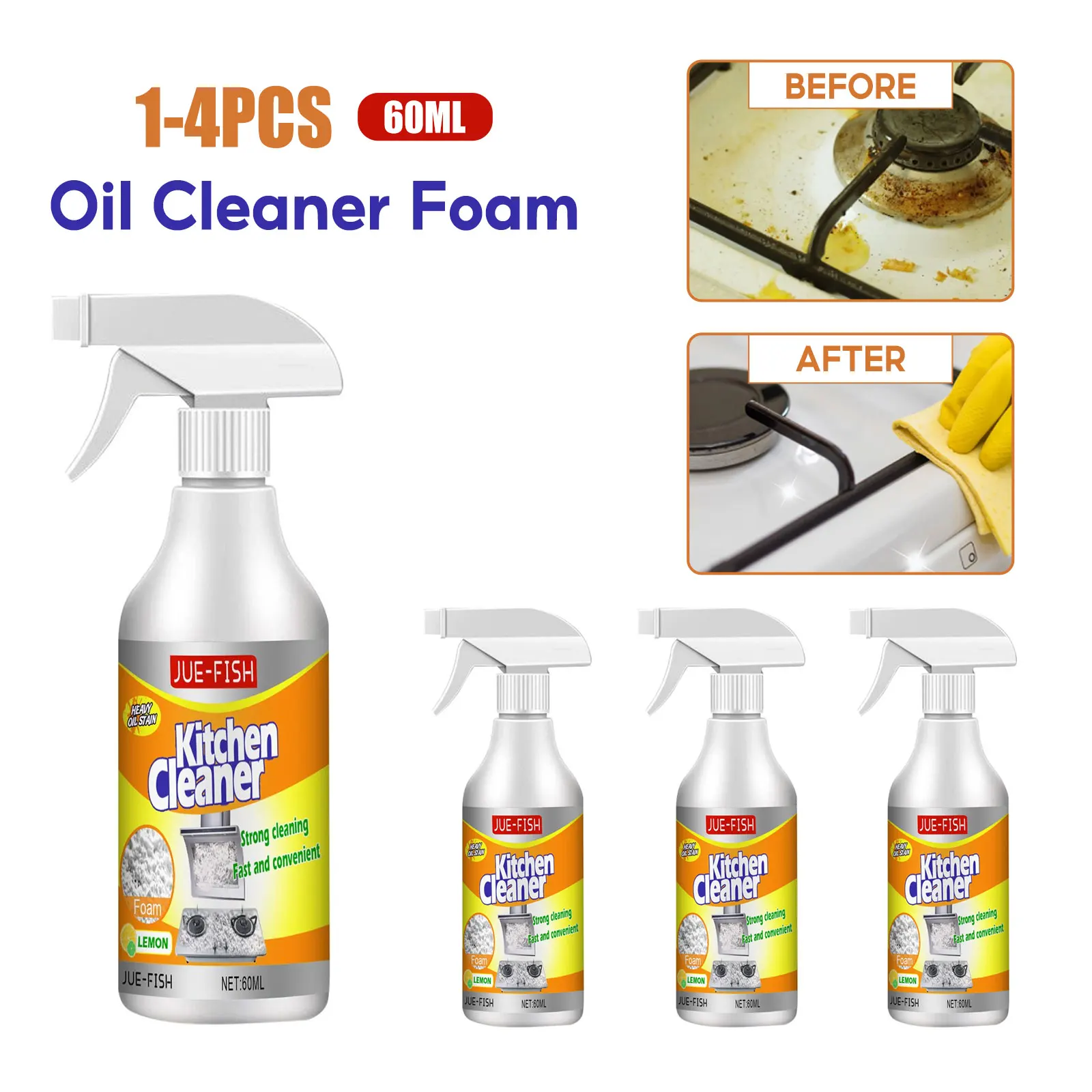 Oil Cleaner Bubble Spray Remov – обзор и цена Commercial Kitchen Grease Cleaner