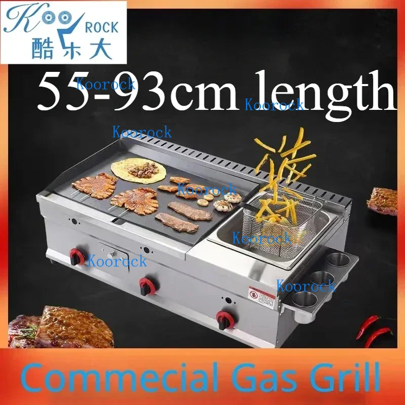 Commercial Gas Griddle & Fryer – обзор и цена Teppanyaki Grill Table