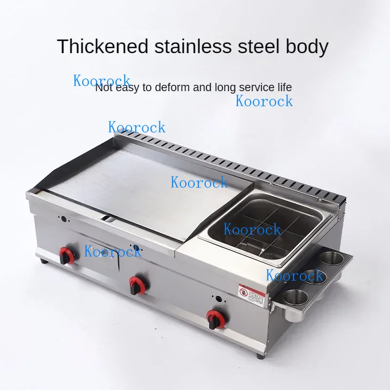 Commercial Gas Griddle & Fryer – обзор и цена Teppanyaki Grill Table
