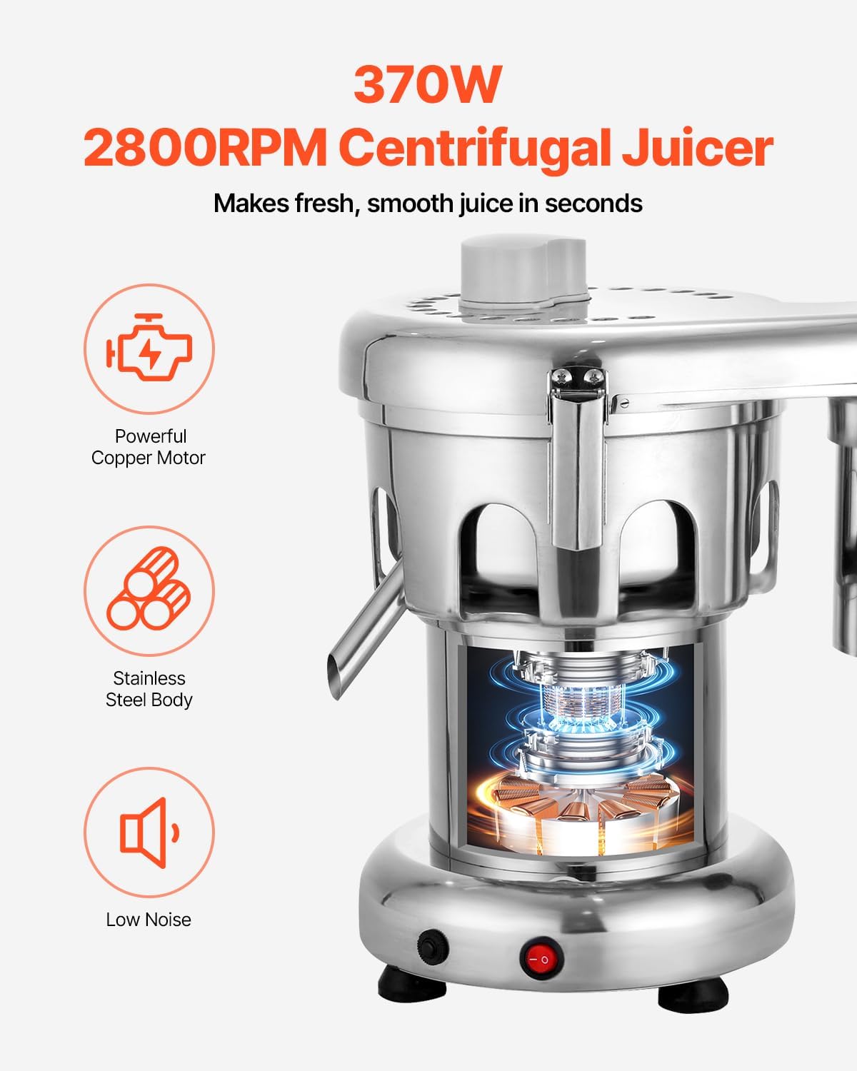 Commercial Juice Extractor Hea – обзор и цена Juice Extractor Commercial