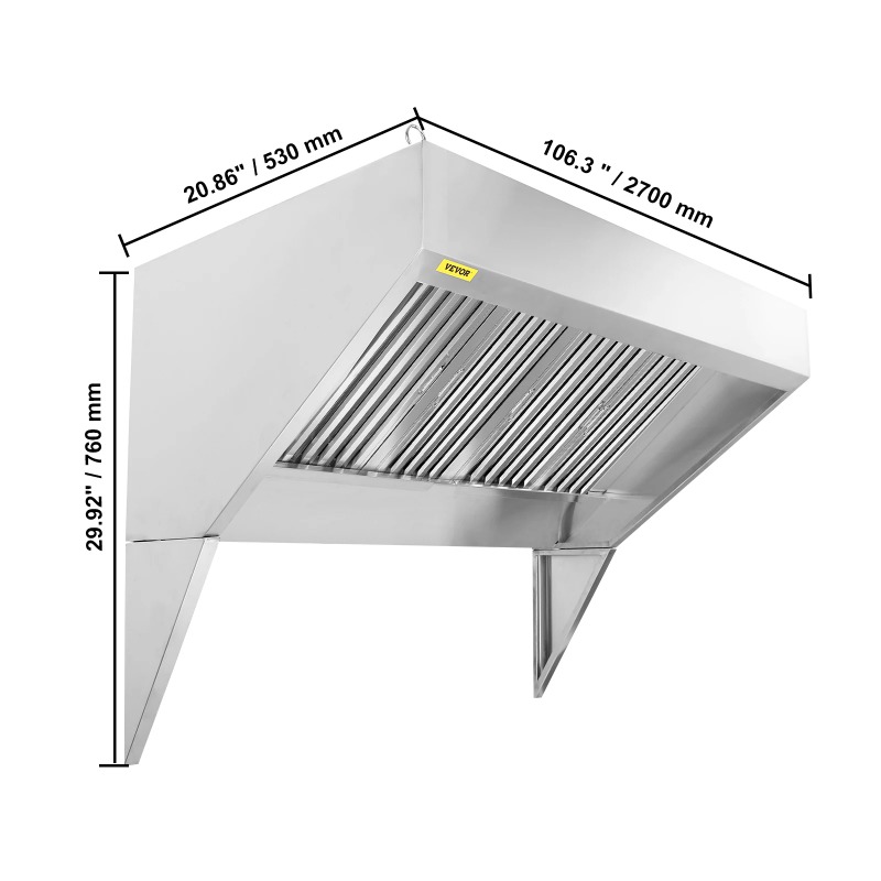 4/5/6/7/8/9FT Commercial Exhau – обзор и цена Commercial Kitchen Vent