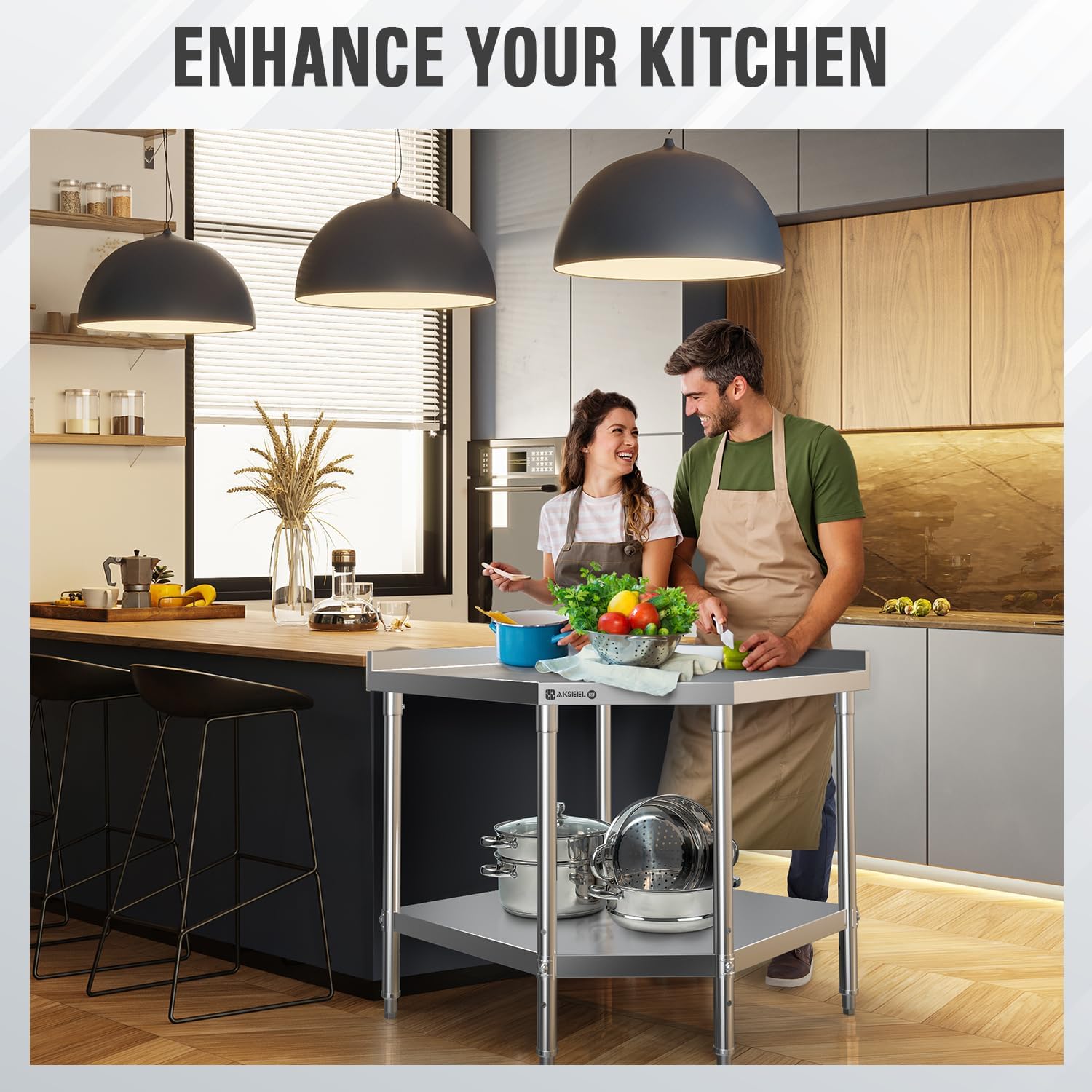 Stainless Steel Corner Work Ta – обзор и цена Commercial Kitchen Backsplash